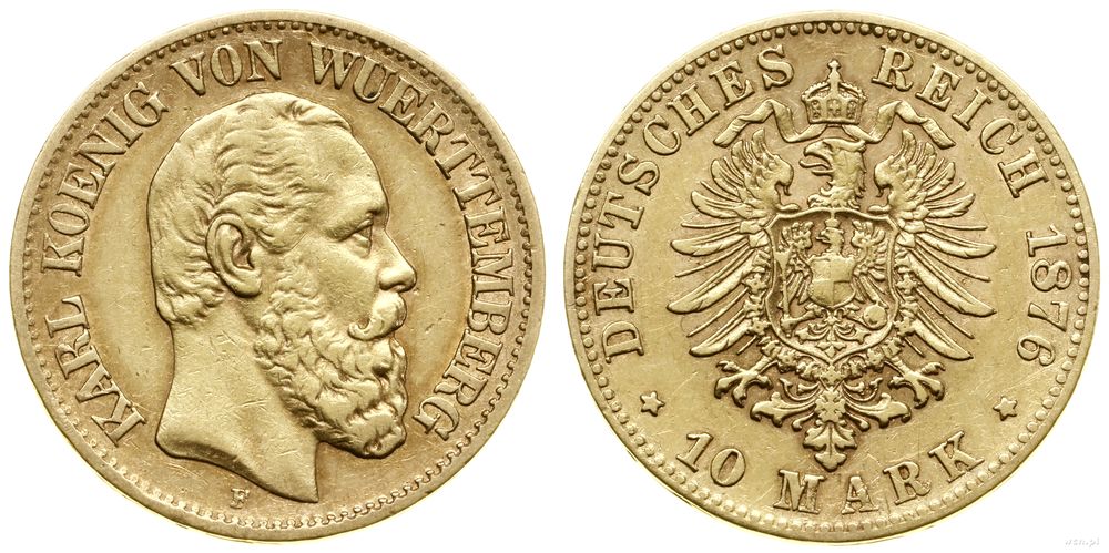 Niemcy, 10 marek, 1876 F