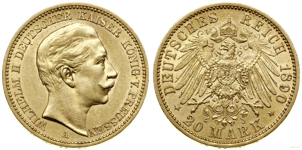 Niemcy, 20 marek, 1890 A