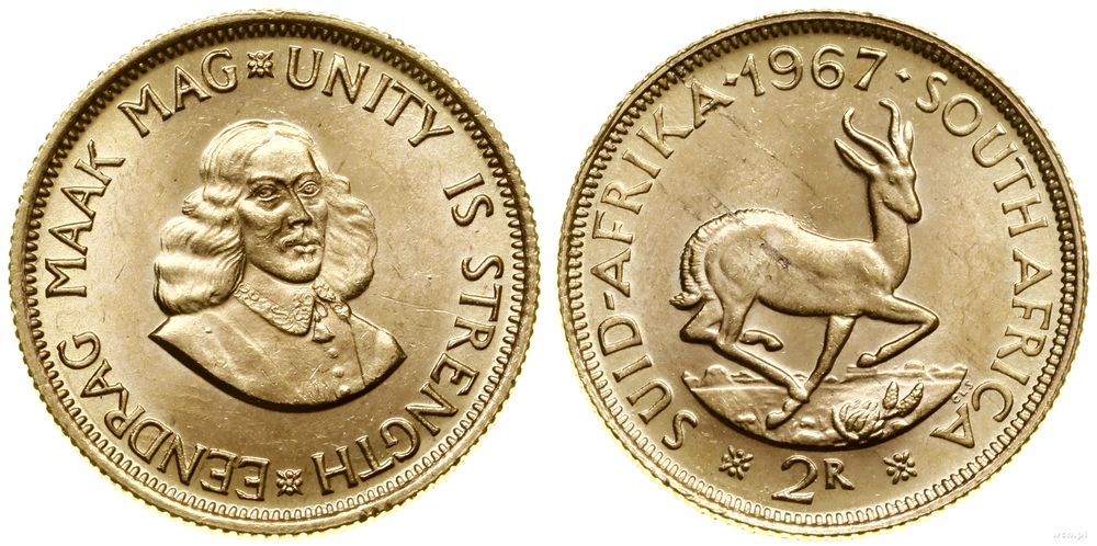Republika Południowej Afryki, 2 randy, 1967