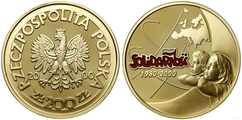 Polska, 200 złotych, 2000