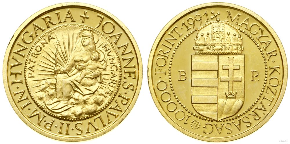 Węgry, 10.000 forintów, 1991 BP