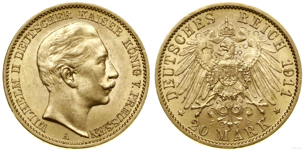Niemcy, 20 marek, 1911 A
