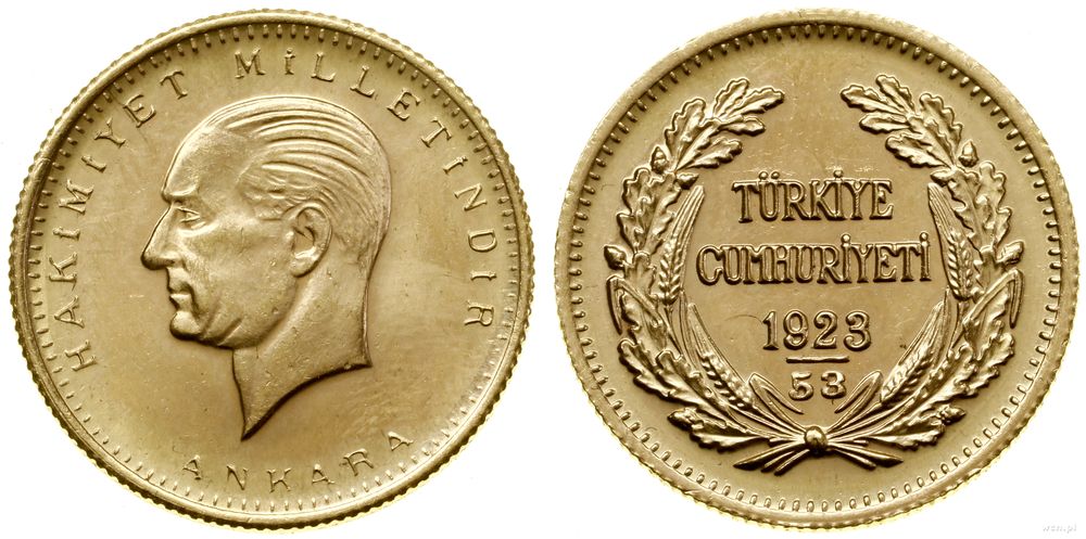 Turcja, 100 kurush, 1923+53