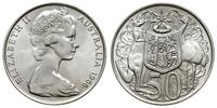 50 centów 1966, srebro "800" 13.30 g, pięknie za