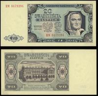 20 złotych 1.07.1948, seria HM, Miłczak 137.f