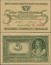 5 marek polskich 17.05.1919, seria IU 120096, st