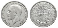 1/2 korony 1935, Londyn, srebro 13.78g "500", Sp