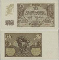 10 złotych 1.03.1940, seria D, numeracja 3848932