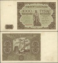 1.000 złotych 15.07.1947, seria K numeracja 0446