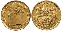 10 koron 1909, złoto 4.48 g