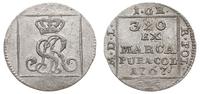 grosz srebrny 1767, Warszawa, odmiana z węższą k