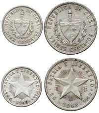 10 i 20 centavos 1948, srebro ''900'', 7.48 g (ł
