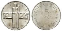 5 franków 1963, Czerwony Krzyż, srebro ''835'', 