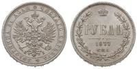 rubel 1877/СПБ HI, Petersburg, moneta lekko czys