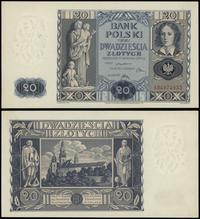 20 złotych  11.11.1936, seria AN, numeracja  497