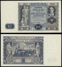 20 złotych  11.11.1936, seria AT 0512655, Lucow 