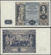 20 złotych  11.11.1936, seria BE 3742652, Lucow 