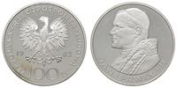 100 złotych 1982, Balerna-Szwajcaria, Jan Paweł 