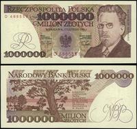 1.000.000 złotych 15.02.1991, Seria D 6885551, l