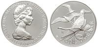 dolar 1974, srebro "925" 24.42g, wybite stemplem