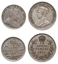lot: 5 centów, 10 centów 1907, 1919, 5 centów 19