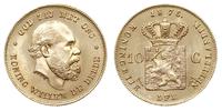 10 guldenów 1875, Utrecht, złoto 6.72 g, Fr. 342