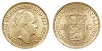 10 guldenów 1932, Utrecht, złoto 6.72 g, piękne,
