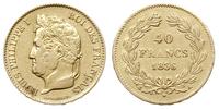 40 franków 1836 A, Paryż, złoto 12.89 g, Fr. 557
