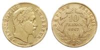 10 franków 1867 BB, Strasbourg, złoto 3.18 g, Fr