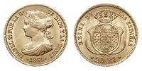 20 reali (2 escudo) 1861, Madryt, złoto 1.65 g, 