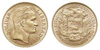 20 boliwarów 1904, Paryż, złoto 6.45 g, Fr. 5c