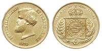 10.000 reis 1876, złoto 8.92 g, Fr. 122