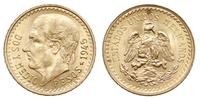 2 1/2 peso 1945, Mexico City, złoto "900" 2.09g,