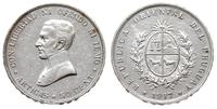 50 centesimos 1917, srebro "900" 12.45g, KM 22