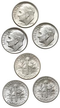 lot: 3 x 10 centów 1946-1951, 1946, 1951 - Filad
