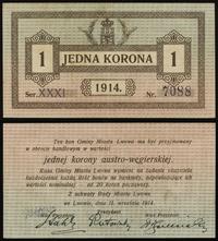 1 korona 1914, seria XXXI 7088, Podczaski G-203.