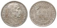10 koron 1928, srebro ''700'' 10 g, patyna, KM. 