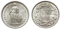 1/2 franka 1957, Berno, srebro ''835'' 2.50 g, K