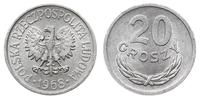 20 groszy 1968, Warszawa, aluminium, Parchimowic