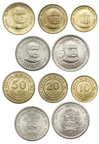 10, 20, 50 centów, 1 i 5 intis 1986, 1987, 1988,