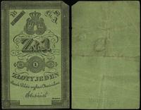 1 złoty 1831, podpis H. Łubieński, numeracja 363