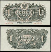 1 złoty 1944, "obowiązkowym", seria CO 483582, p