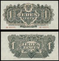 1 złoty 1944, "obowiązkowym", seria CO 483591, m