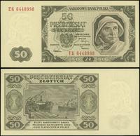 50 złotych 1.07.1948, seria EK, numeracja 644899