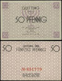 50 fenigów 15.05.1940, numeracja 851770, pięknie