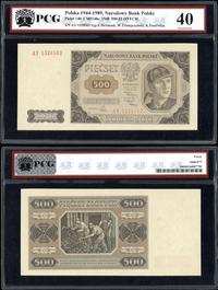 500 złotych 01.07.1948, seria AY, numeracja: 152