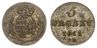 5 groszy 1811/I.B., Warszawa, moneta przebita z 