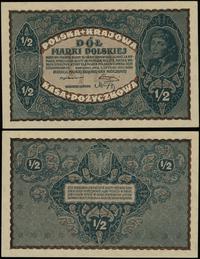 1/2 marki polskiej 7.02.1920, bez serii i numera