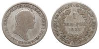 1 złoty 1831/K-G, Warszawa, odmiana z dużą głową