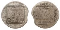grosz srebrny 1766, Warszawa, krążek z krawędzi 